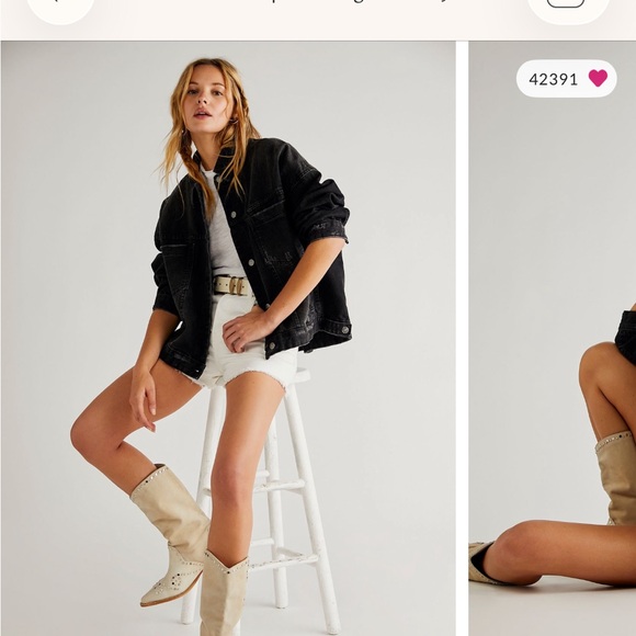 Free People Opal Swing Denim Jacket - Picture 6 of 6